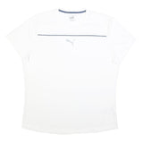 PUMA Mens White Modern T-Shirt 2XL Short Sleeve Crew Neck Sportswear