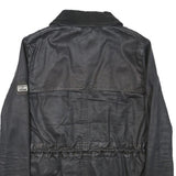 DIESEL Womens Black Zip Jacket S Polyester Blend Casual Outerwear