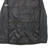 DIESEL Womens Black Zip Jacket S Polyester Blend Casual Outerwear