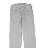 LEVI'S Womens 501 Regular Fit Straight Jeans Light Denim W30 L30 Classic Cotton
