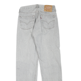 LEVI'S Womens 501 Regular Fit Straight Jeans Light Denim W30 L30 Classic Cotton