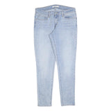 LEVI'S 711 Womens Jeans Light Blue Slim Skinny Denim W32 L32 Zip Cotton Blend