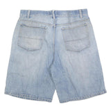 FOOT LOCKER Mens Denim Blue Shorts XL W38 Casual Cotton Blend Light Wash