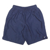 NIKE Mens Shorts Blue Sports Casual M W28 Lightweight Polyester