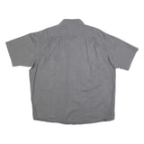 WRANGLER Mens Grey Shirt XL Cotton Blend Casual Workwear Button Up