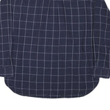 TOMMY HILFIGER Mens Blue Pattern Shirt XL Cotton Blend Long Sleeve Button Down