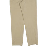 DOCKERS Mens Cotton Blend Beige Slim Straight Trousers W28 L27 Classic Zip
