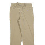 DOCKERS Mens Cotton Blend Beige Slim Straight Trousers W28 L27 Classic Zip