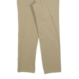 DOCKERS Mens Cotton Blend Beige Slim Straight Trousers W28 L27 Classic Zip