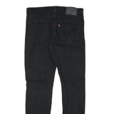 LEVI'S Mens Black Slim Jeans Denim W32 L31 Stylish Comfortable Zip Closure