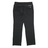 REEBOK Mens Joggers Black XL W34 L30 Regular Fit Straight Leg Sports Leisurewear