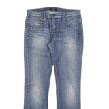 PHARD Womens Slim Blue Denim Jeans W32 L32 Zip Closure Classic Style