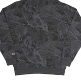 CHAMPION Mens Black Pullover Hoodie S Cotton Blend Casual Streetwear