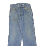 BEN DAVIS Mens Blue Regular Fit Straight Leg Denim Jeans W28 L32 Workwear