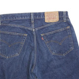 LEVI'S Mens Denim Blue Denim Cut-Off Shorts M W33 501 Relaxed Fit
