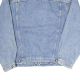 CALVIN KLEIN Mens Blue Denim Jacket Button L Cotton Blend Classic Style