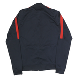 NIKE Mens Navy Blue & Red Paris Saint Germain Bomber Jacket M Polyester Blend