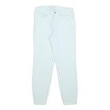 JUICY COUTURE Womens Cotton Blend White Slim Skinny Trousers W26 L26 Casual