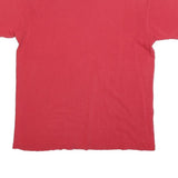EXS Mens Red Graphic T-Shirt M Short Sleeve Crew Neck Cotton Blend Casual
