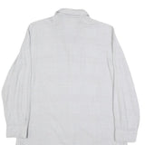 LAUREN RALPH LAUREN Womens Grey Check Day Woven Shirt Dress Cotton Blend S