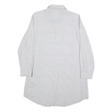 LAUREN RALPH LAUREN Womens Grey Check Day Woven Shirt Dress Cotton Blend S