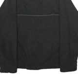 ADIDAS Womens Black Jacket UK 12 Polyester Zip Sportswear Casual Lightweight