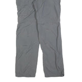 COLUMBIA Womens Regular Grey Zip Polyester Trousers W30 L30 Outdoor Hiking