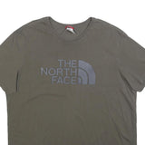 THE NORTH FACE Mens Grey Modern T-Shirt XL Short Sleeve Crew Neck Logo Cotton