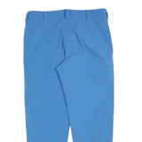 MAIER Womens Blue Slim Straight Trousers W32 L25 Lightweight Outdoor Zip Pockets