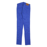 POLO RALPH LAUREN Womens Jeans Blue Slim Skinny Denim Woven W26 L32 Stylish Zip