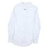 TOMMY HILFIGER Mens White Cotton Blend Shirt XS Classic Button-Down Collar