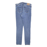 LEVI'S Womens Slim Blue Denim Light Jeans W31 L30 Zip Cotton Blend