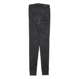 LEVI'S 720 Womens Jeans Black Slim Skinny Denim Medium W29 L32 Stretch Casual