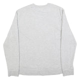 COCA COLA Womens Grey Sweatshirt L Crew Neck Cotton Blend Pullover Graphic Print