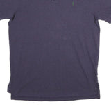 POLO RALPH LAUREN Mens Navy Blue Green Pony Short Sleeve Plain L Cotton Polo