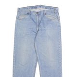 LEVI'S Mens Blue Relaxed Straight Denim Medium W36 L30 Classic Cotton Zip Jeans