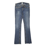 TRUE RELIGION Womens Jeans Blue Regular Skinny Denim Medium W26 L31 Zip