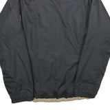 JACK WOLFSKIN Womens Black & Beige Outdoor Jacket UK 12 Polyester Zip Collar