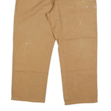 DICKIES Mens Regular Fit Beige Denim W38 L28 Workwear Zip Closure Jeans