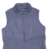 FILA Womens Blue Sleeveless Jacket XL Polyester Blend Zip Sports Casual