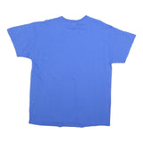 Mens Blue Greyhounds Football Graphic T-Shirt L Short Sleeve Crew Neck Cotton