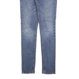 LEVI'S 571 Womens Jeans Blue Slim Skinny Denim Light W26 L30 Slim Fit Zip