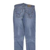 LEVI'S 571 Womens Jeans Blue Slim Skinny Denim Light W26 L30 Slim Fit Zip