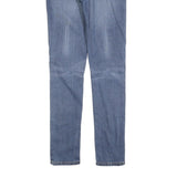 LEVI'S 571 Womens Jeans Blue Slim Skinny Denim Light W26 L30 Slim Fit Zip