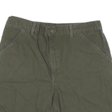 CARHARTT Mens Shorts Green Casual L W36 Cotton Blend Workwear Utility