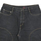 STREET RAGE Mens Shorts Black Casual 2XL W36 Cotton Blend Comfortable Denim