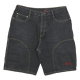 STREET RAGE Mens Shorts Black Casual 2XL W36 Cotton Blend Comfortable Denim