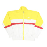 FILA Womens Yellow & White Sports Zip Jacket XS Polyester Track Retro