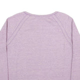 REEBOK Womens Purple Sweatshirt Crew Neck M Lightweight Cotton Blend Pullover