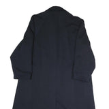 H&M Womens Navy Blue Jacket M Polyester Blend Classic Button Closure Outerwear